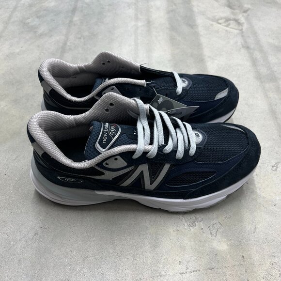New Balance 990v6 Men's Medium Width (D) Made in USA Navy White M990NV6 - New - Picture 3 of 6